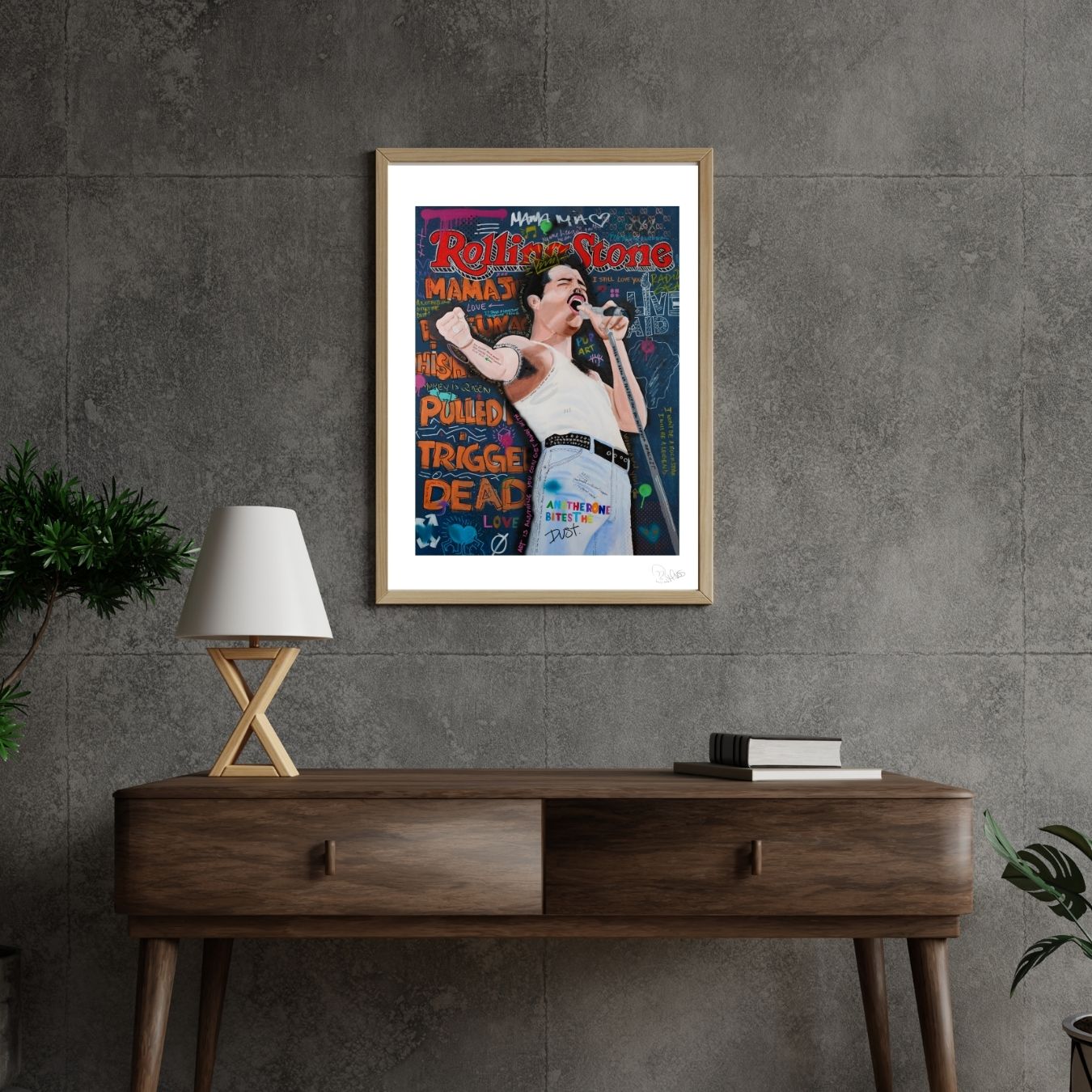 FREDDIE MERCURY AT LIVE AID