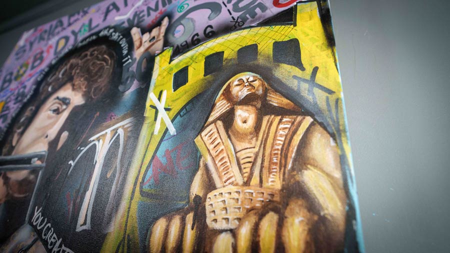 DYLAN AT THE SYRIAN MOSQUE