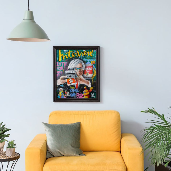 Unframed ANDY'S WORLD Andy Warhol pop art print